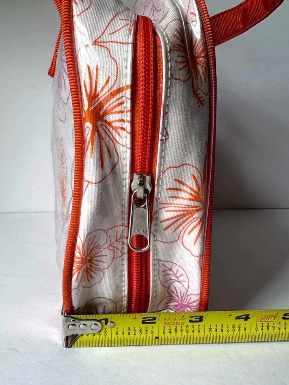 Liz Claiborne Hibiscus Travel Bag Set Floral Cosmetic Bag & Fold-Out Organizer